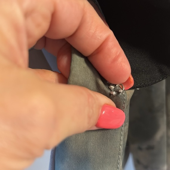 Elegant Multicolor Women's tuxedo like blazer Jacket hook and eye front close S - Picture 7 of 17